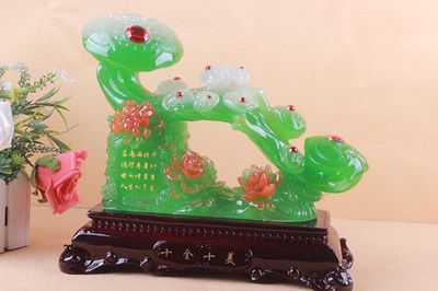 聚瑞呈祥 厂家直销仿玉如意摆件，东方风雅入室来
